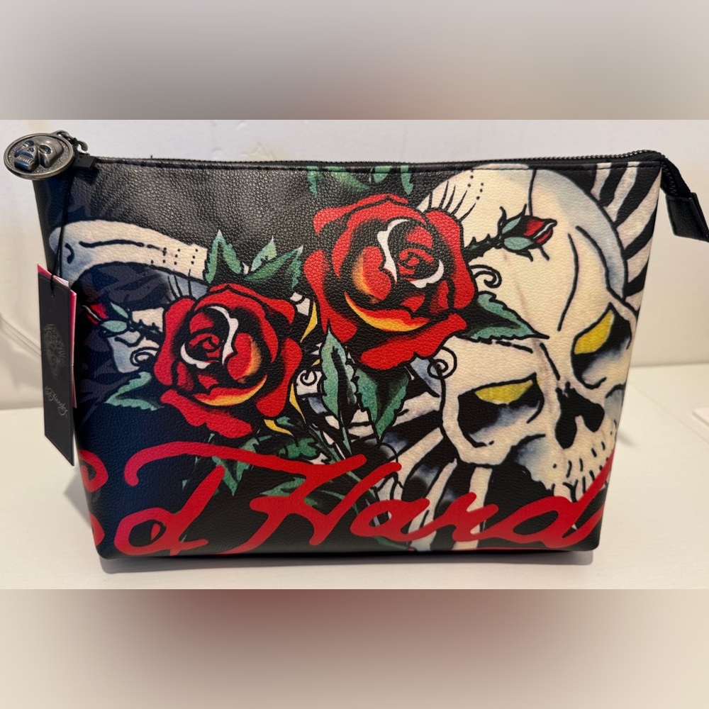 Ed Hardy Black and Red Women's Bag